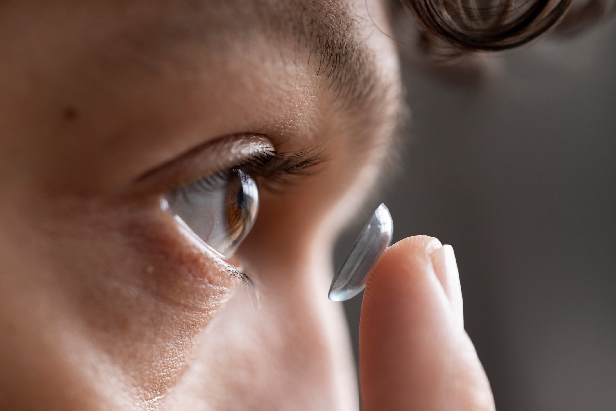 Orthokeratology (ortho-k) involves wearing specialised hard contact lenses overnight