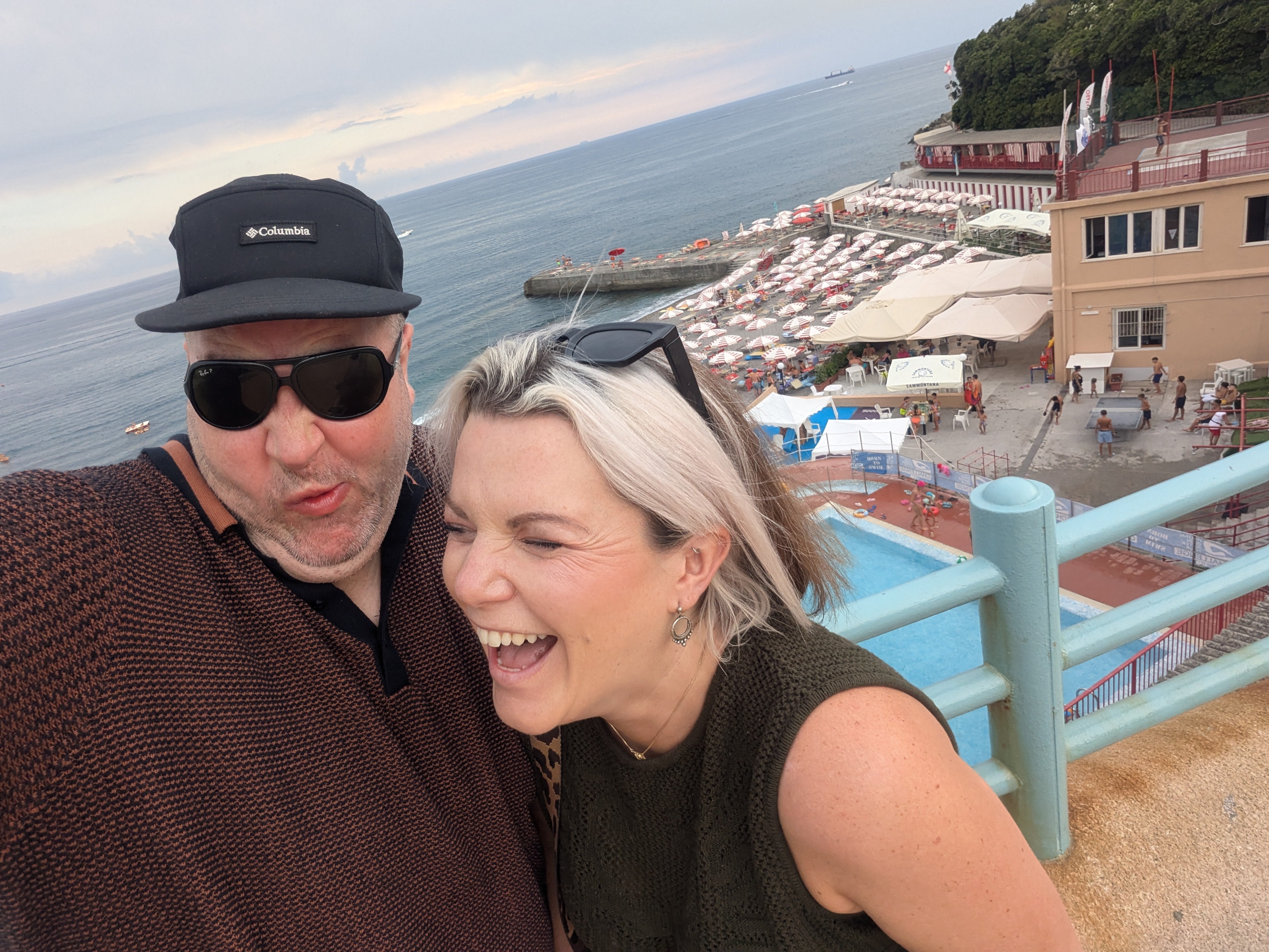 Taking advantage of the good days, Mat ventured on a last-minute trip to Genova with Rachel